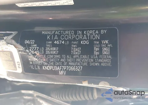 2023 Kia Sportage Lx from USA, damaged, VIN KNDPU3AF7P7066327